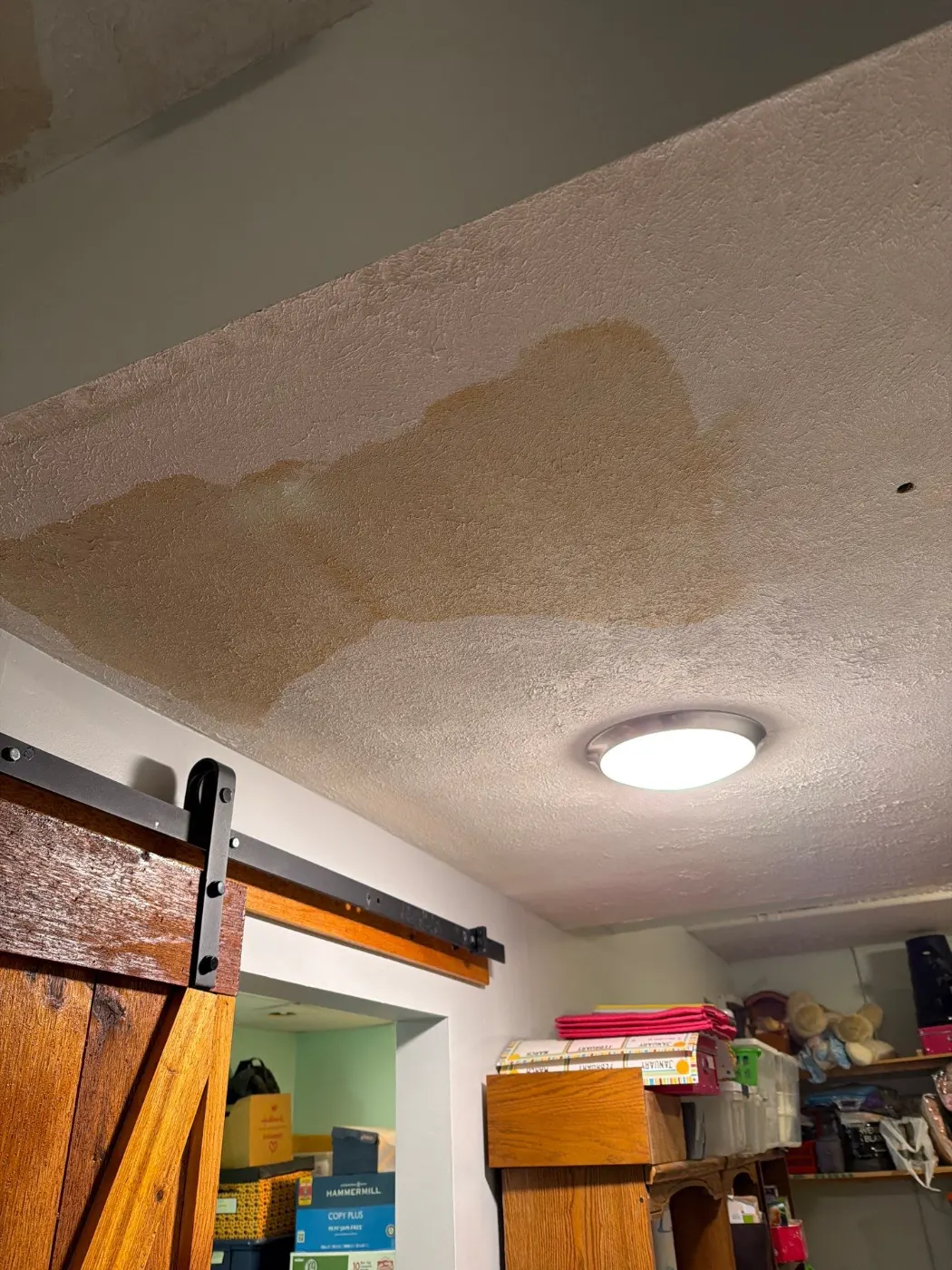 IICRC certified dry-out in progress at Stonybrook home